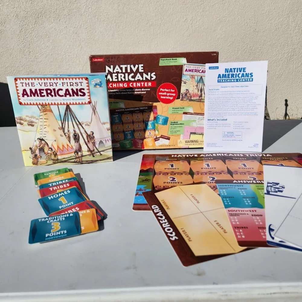 Lakeshore Learning Native Americans Teaching Center Trivia Book Projects and Boo